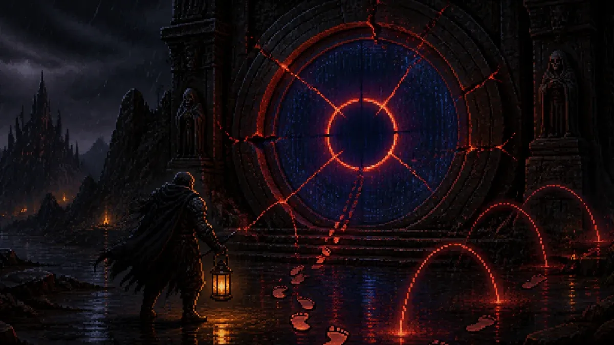 Hero Siege adventurer retrying a fractured online portal after verification fails